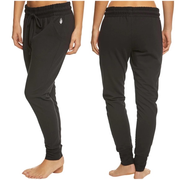 FP Movement by Free People Pants - Free People Movement Sunny Skinny Jogger In Black Drawstring Lounge Pants